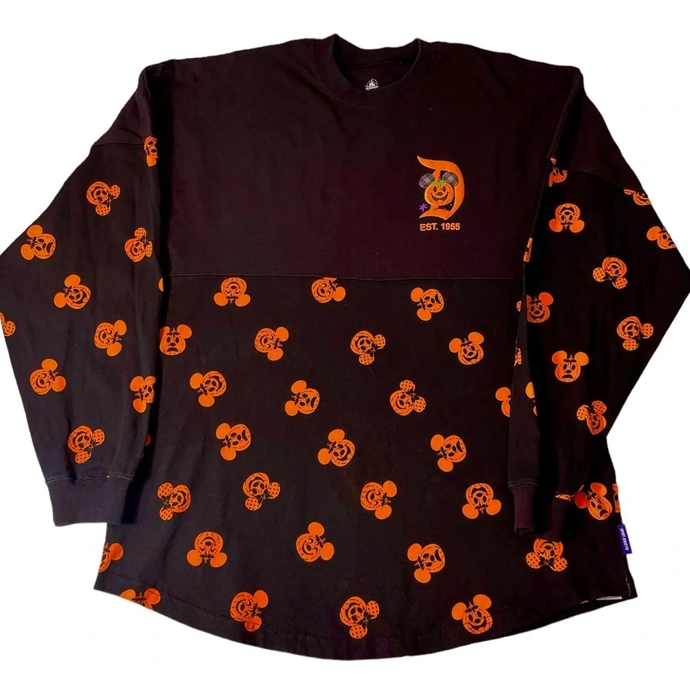 Mickey and Minnie Mouse Pumpkin Spirit Jersey for Adults – Disneyland Sz Large - Picture 3 of 10